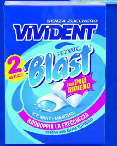 Vivident Blast chewing gum
