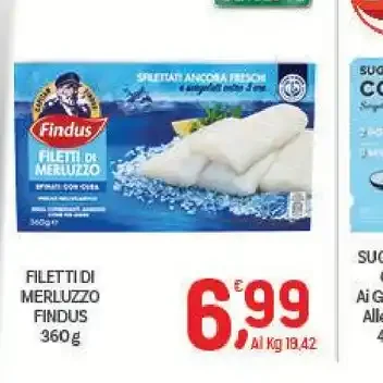 Filetti di merluzzo Findus