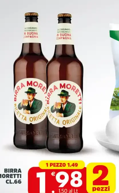 Birra Moretti cl.66