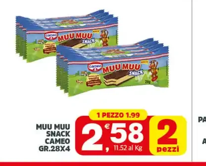 Muu Muu snack Cameo 28 g x4