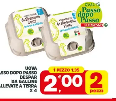 Uova Passo dopo Passo Despar x4