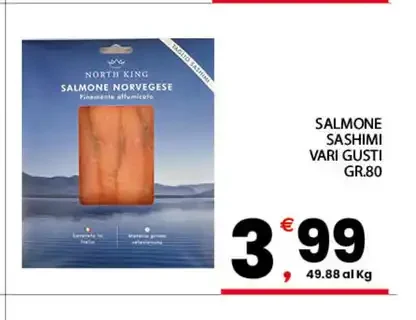 Salmone sashimi
