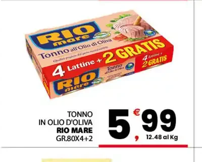 Tonno in olio d'oliva Rio Mare
