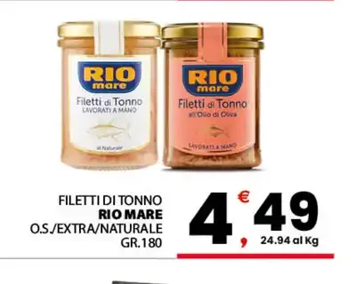 Filetti di tonno Rio Mare