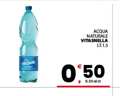 Acqua naturale Vitasnella