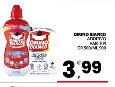 Omino Bianco Additivo vari tipi