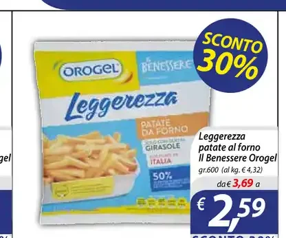 Patate al forno Leggerezza Orogel
