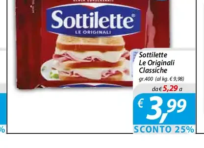 Sottilette Le Originali Classiche