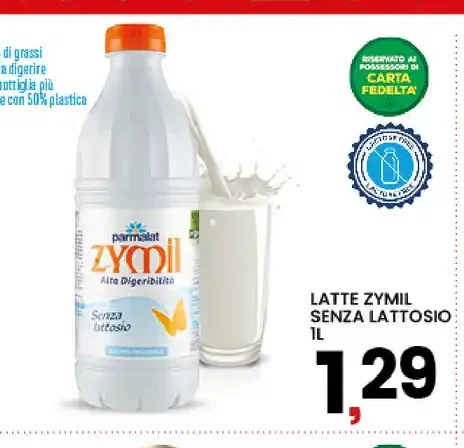 Latte Zymil senza lattosio