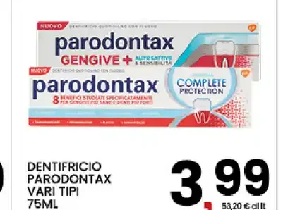 Dentifricio Parodontax