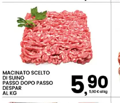 Macinato scelto di suino