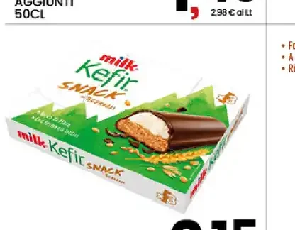 Snack al kefir milk