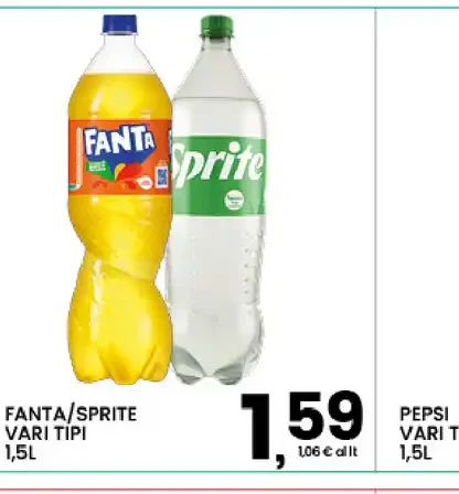 Fanta/Sprite vari tipi
