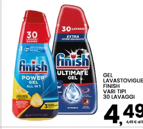 Gel lavastoviglie Finish