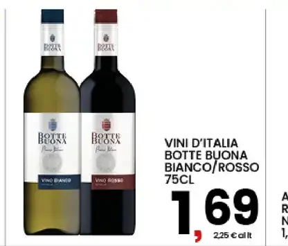 Vini d'Italia Botte Buona bianco/rosso
