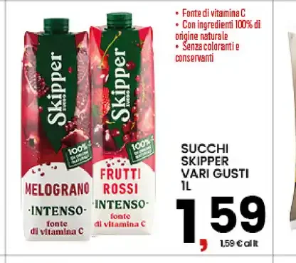 Succhi Skipper vari gusti