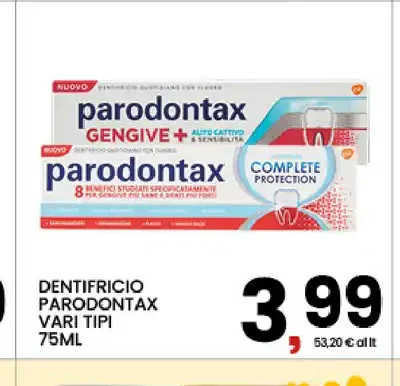 Dentifricio Parodontax