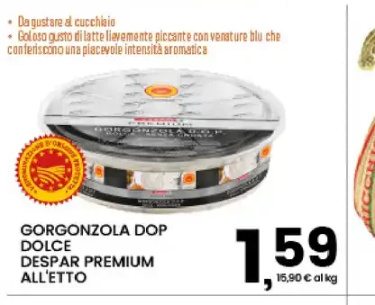 Gorgonzola DOP dolce Despar Premium