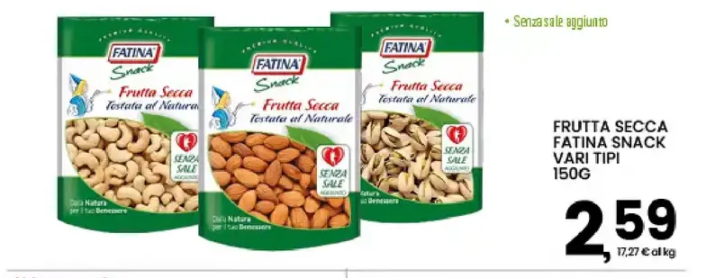 Frutta secca Fatina Snack