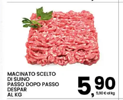Macinato scelto di suino Despar Passo Dopo Passo