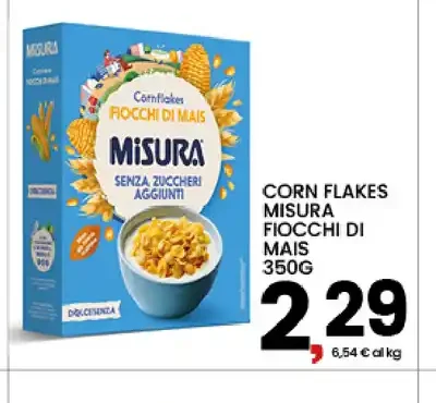 Corn flakes Misura fiocchi di mais