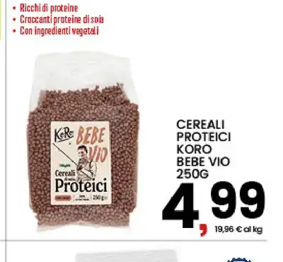Cereali proteici Koro Bebe Bio