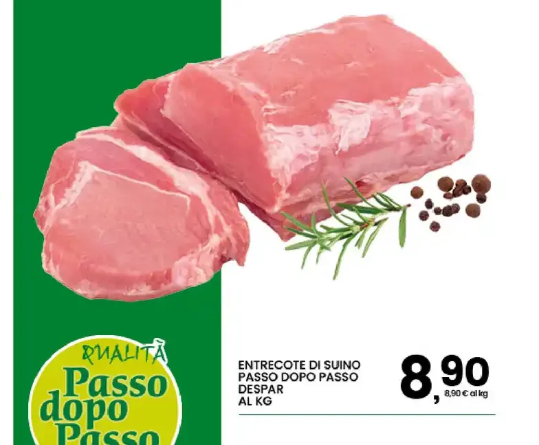 Entrecote di suino Passo Dopo Passo Despar