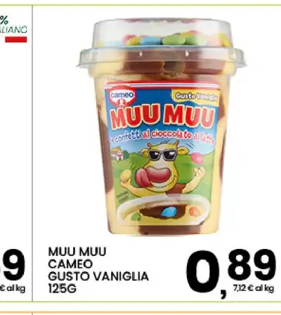 Muu Muu Cameo gusto vaniglia