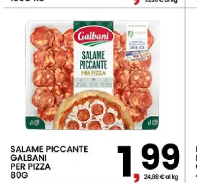 Salame piccante Galbani per pizza