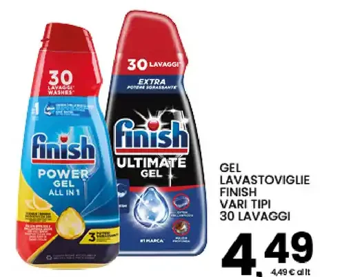 Gel lavastoviglie Finish