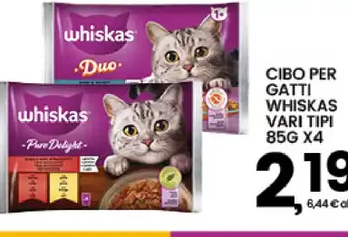 Whiskas vari tipi