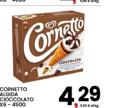 Cornetto Algida cioccolato
