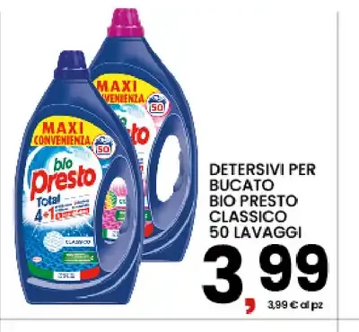 Detersivo bucato Bio Presto classico