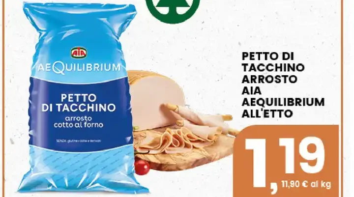 Petto di tacchino arrosto Aia AeQuilibrium