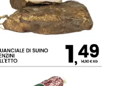 Guanciale di suino Renzini