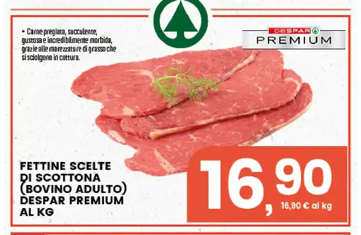 Fettine scelte di scottona