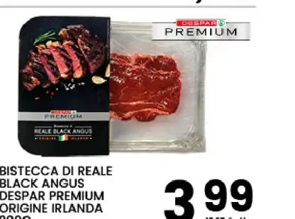 Bistecca di reale Black Angus
