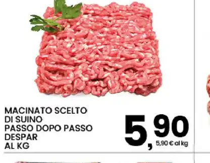 Macinato scelto di suino