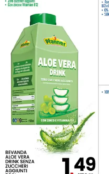 Bevanda aloe vera drink