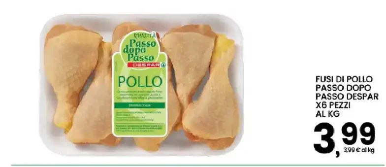 Fusi di pollo Passo Dopo Passo Despar