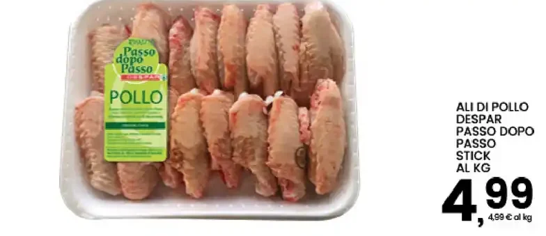 Ali di pollo Despar Passo Dopo Passo stick