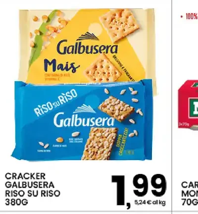 Cracker Galbusera Riso su Riso