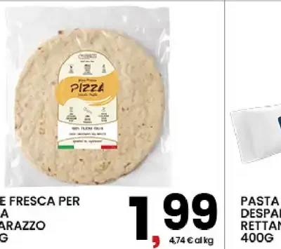 Base fresca per pizza Chiarazzo