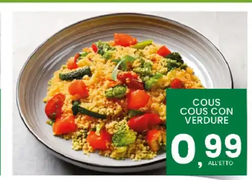 Cous cous con verdure