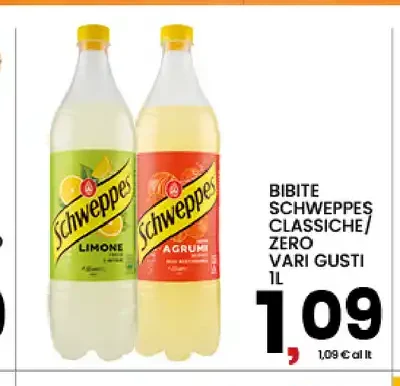 Bibite Schweppes classiche zero