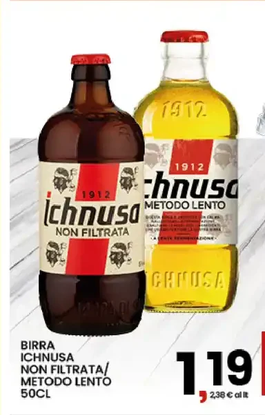 Birra IchNusa non filtrata metodo lento