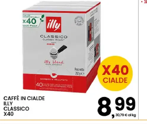 Caffè in cialde Illy classico