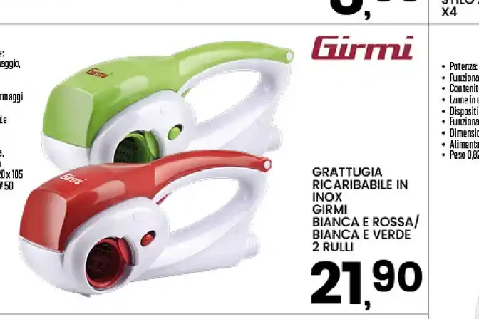 Grattugia ricaricabile