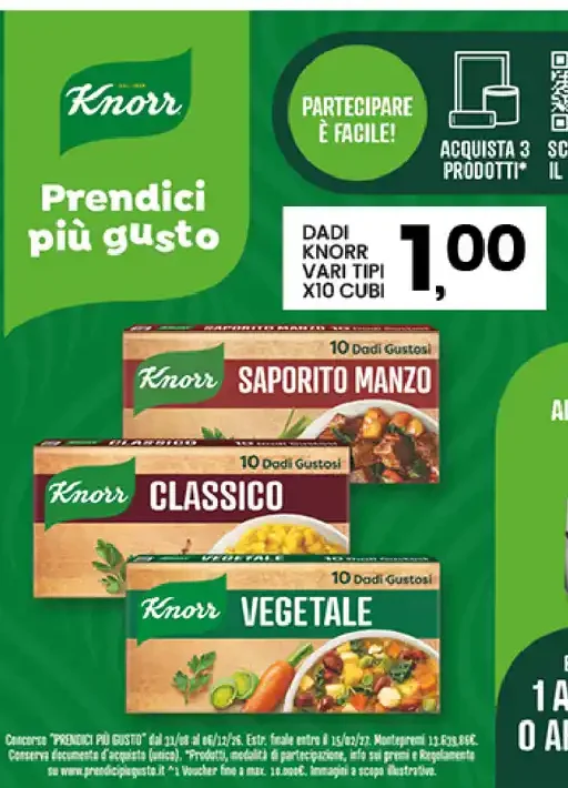 Dadi Knorr vari tipi x10 cubi