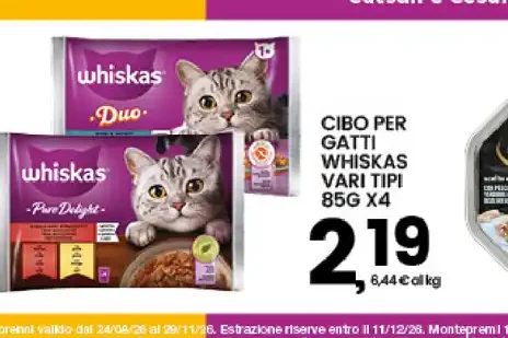 Cibo per gatti Whiskas